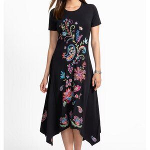 NWT Johnny Was Handkerchief Hem Knit Dress- Karime